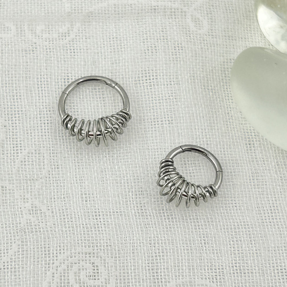 STS 101 ［サージカルステンレス］リング＆リングピアス