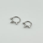 STS 032 ［サージカルステンレス］とんがりリングピアス