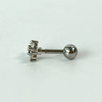 MN 018 ［サージカルステンレス］キュービックフラワーピアス