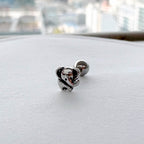 MV 068 ［サージカルステンレス］アンティークミニゾウピアス