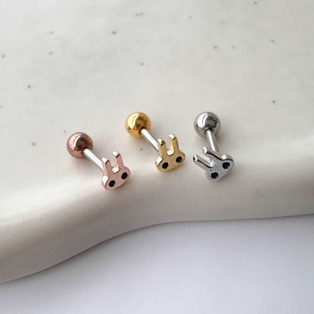 MN 144 ［サージカルステンレス］うさぎピアス