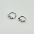 STS 031 ［サージカルステンレス］蛇リングピアス