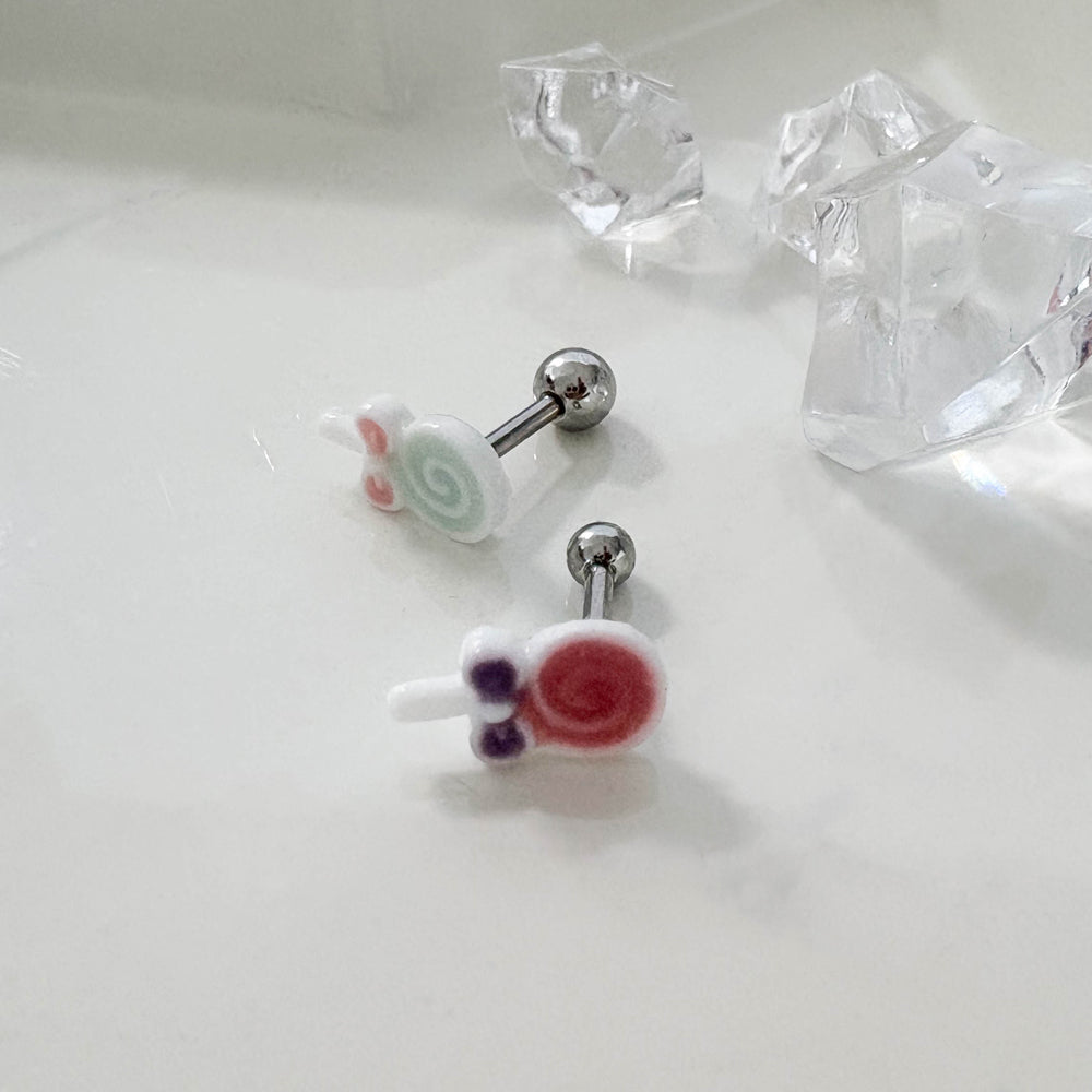 A5 304 ［サージカルステンレス］パステルポリポップピアス