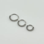 STS 036 ［サージカルステンレス］ゴシックリングピアス