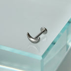 YLR 017 ［サーカルステンレス］月ラブレットピアス