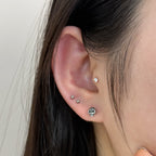 YLR 018 ［サージカルステンレス］써지컬 해골 라블렛 피어싱