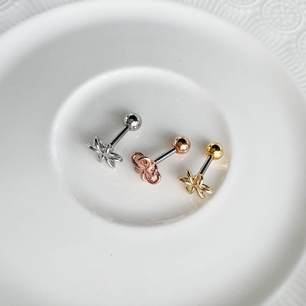 MS 027 ［サージカルステンレス］お花ピアス