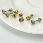 MN 178 ［サージカルステンレス］ストーンハートピアス