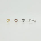 MN 115 ［サージカルステンレス］ハートピアス