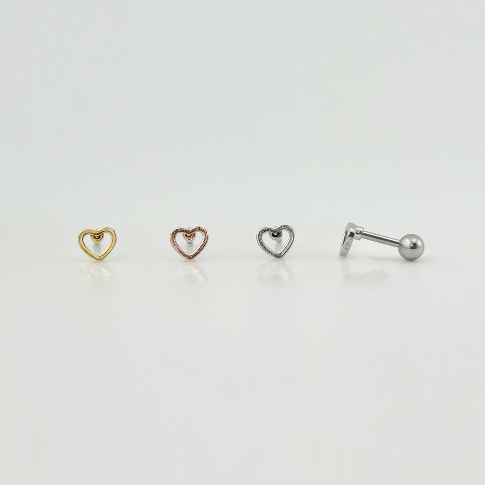 MN 115 ［サージカルステンレス］ハートピアス