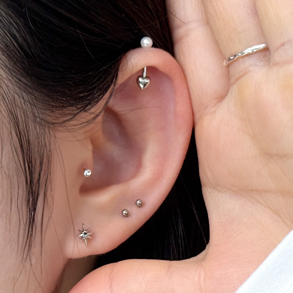 B3 015 ［サージカルステンレス］スターライトピアス