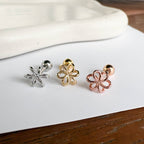 MS 027 ［サージカルステンレス］お花ピアス