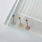 A8 274 [サージカルステンレス ] 魔法の杖ピアス