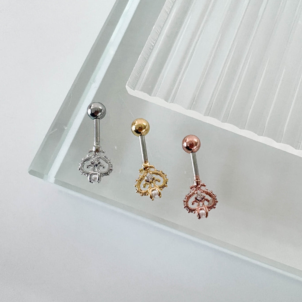 A8 274 [サージカルステンレス ] 魔法の杖ピアス