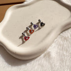 A5 279 ［サージカルステンレス］ハートスパイダーピアス