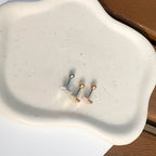 A5 295 [サージカルステンレス ]　シンプル蝶々ピアス