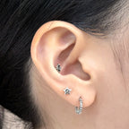 STS 036 ［サージカルステンレス］ゴシックリングピアス
