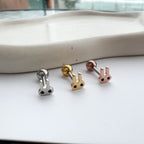 MN 144 ［サージカルステンレス］うさぎピアス