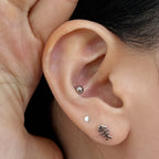 MN 151 ［サージカルステンレス］魚の骨ピアス