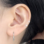STS 032 ［サージカルステンレス］とんがりリングピアス
