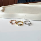 MP 135 ［サージカルステンレス］キュービックワンタッチリングピアス