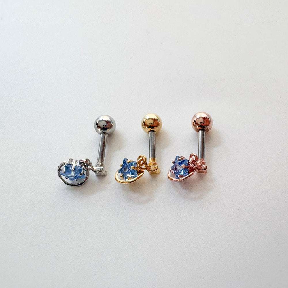 A8 294 ［サージカルステンレス］星ピアス