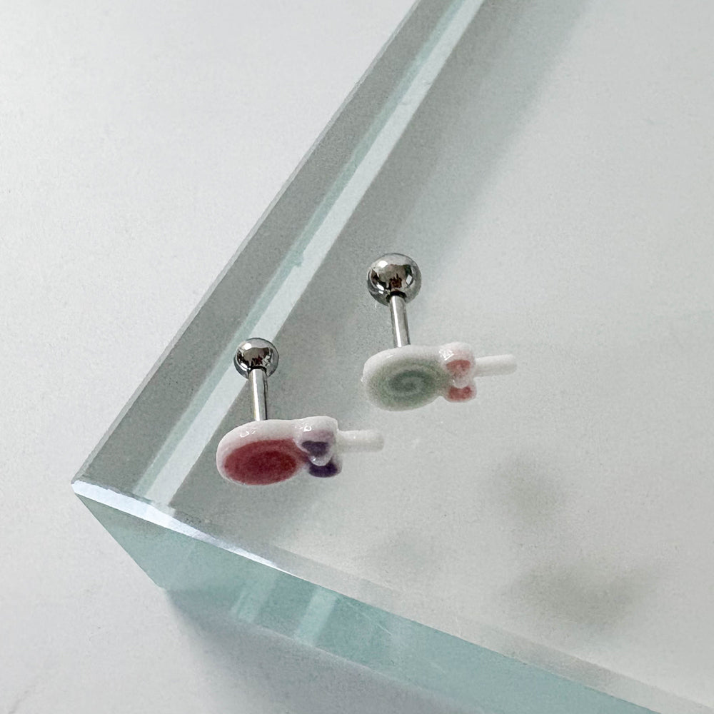 A5 304 ［サージカルステンレス］パステルポリポップピアス