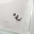 A2 253 ［サージカルステンレス］アンティーク蝶々ピアス