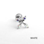 A5 294 ［サージカルステンレス］ストーン十字架ピアス