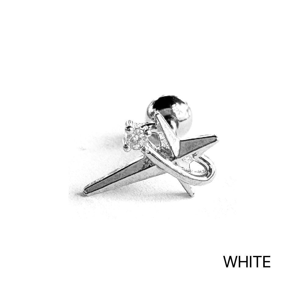 MJ 073 ［サージカルステンレス］天の川の星ピアス