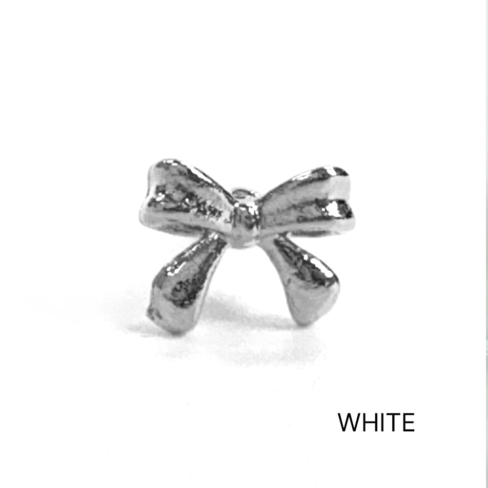 MN 185 ［サージカルステンレス］シンプルリボンピアス