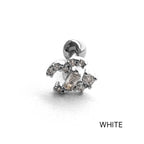 MN166 ［サージカルステンレス］ストーンピアス