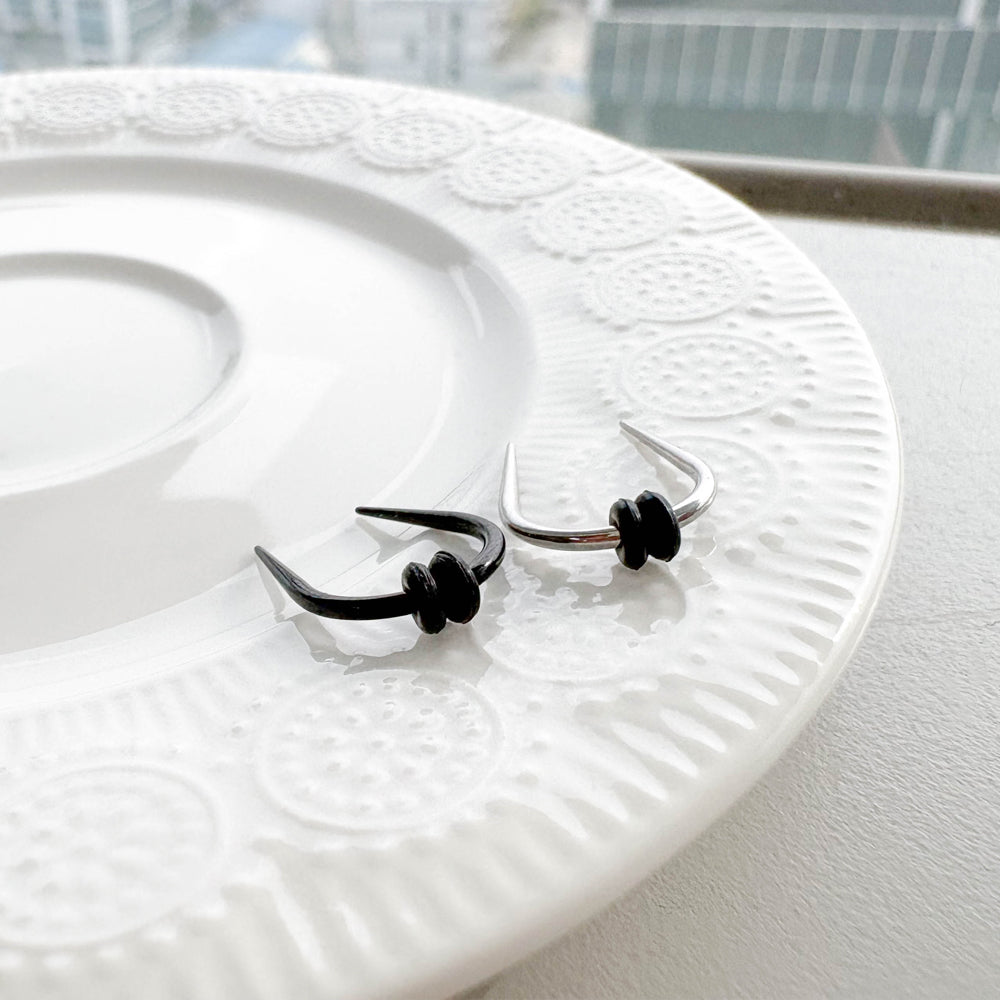 A2 239 ［サージカルステンレス］Uカーブニードルピアス　