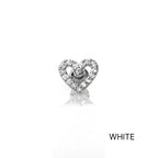 MN 085 ［サージカルステンレス］ラインハートキュービックピアス