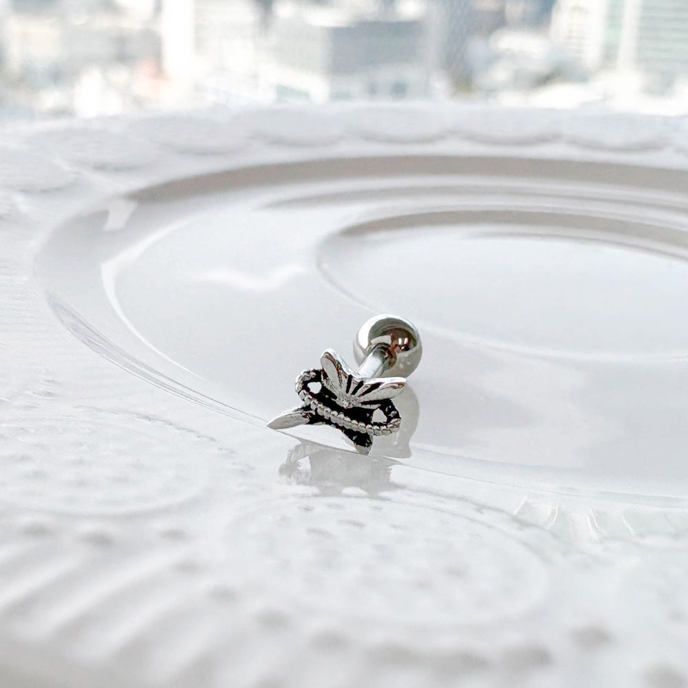 MV 067 ［サージカルステンレス］アンティーク星天の川ピアス