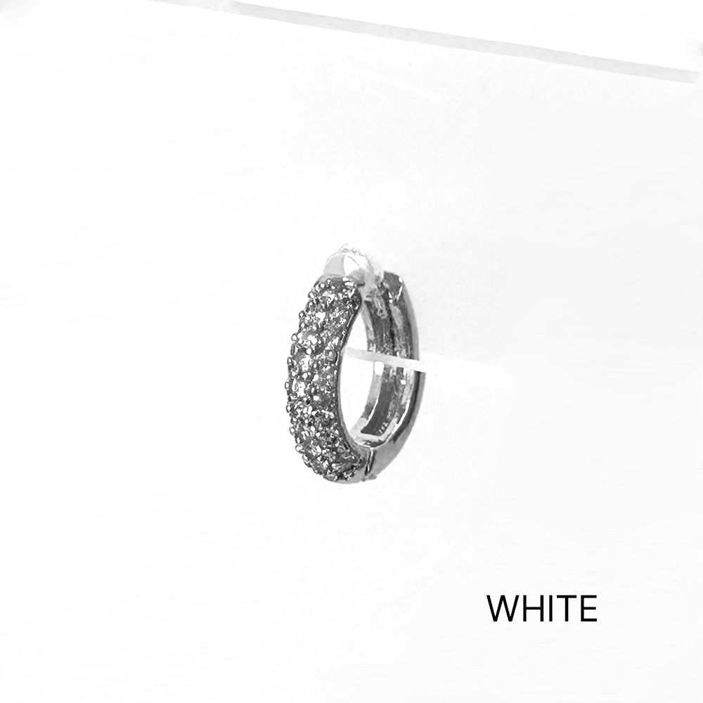 MP 127 [サージカルステンレス]　キュービックワンタッチリングピアス