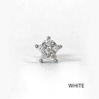 MN 018 ［サージカルステンレス］キュービックフラワーピアス