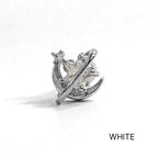 A8 172 ［サージカルステンレス］月＆星＆天の川ピアス