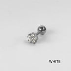 MN 041 ［サージカルステンレス］ミニキュービックお花ピアス