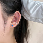 A6 072 ［サージカルステンレス］オーロラピアス