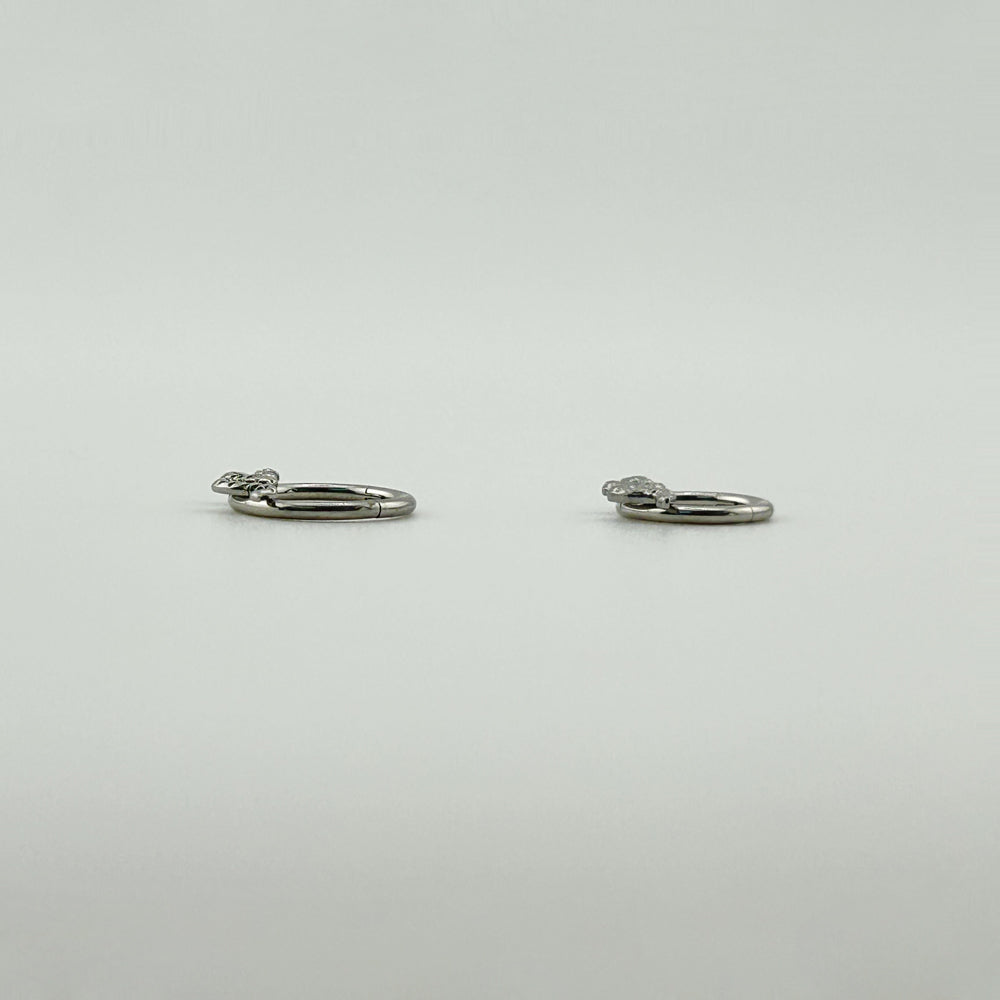 STS 031 ［サージカルステンレス］蛇リングピアス