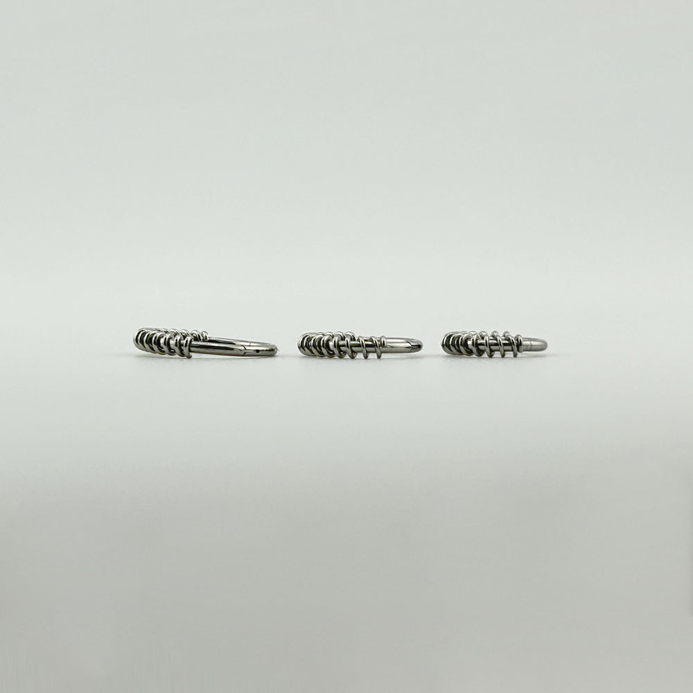 STS 036 ［サージカルステンレス］ゴシックリングピアス
