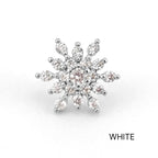 MN 002 ［サージカルステンレス］スノーフラワーピアス