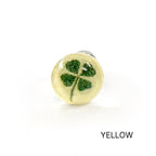 MK 085 ［サージカルステンレス］アクリルボールクローバーピアス