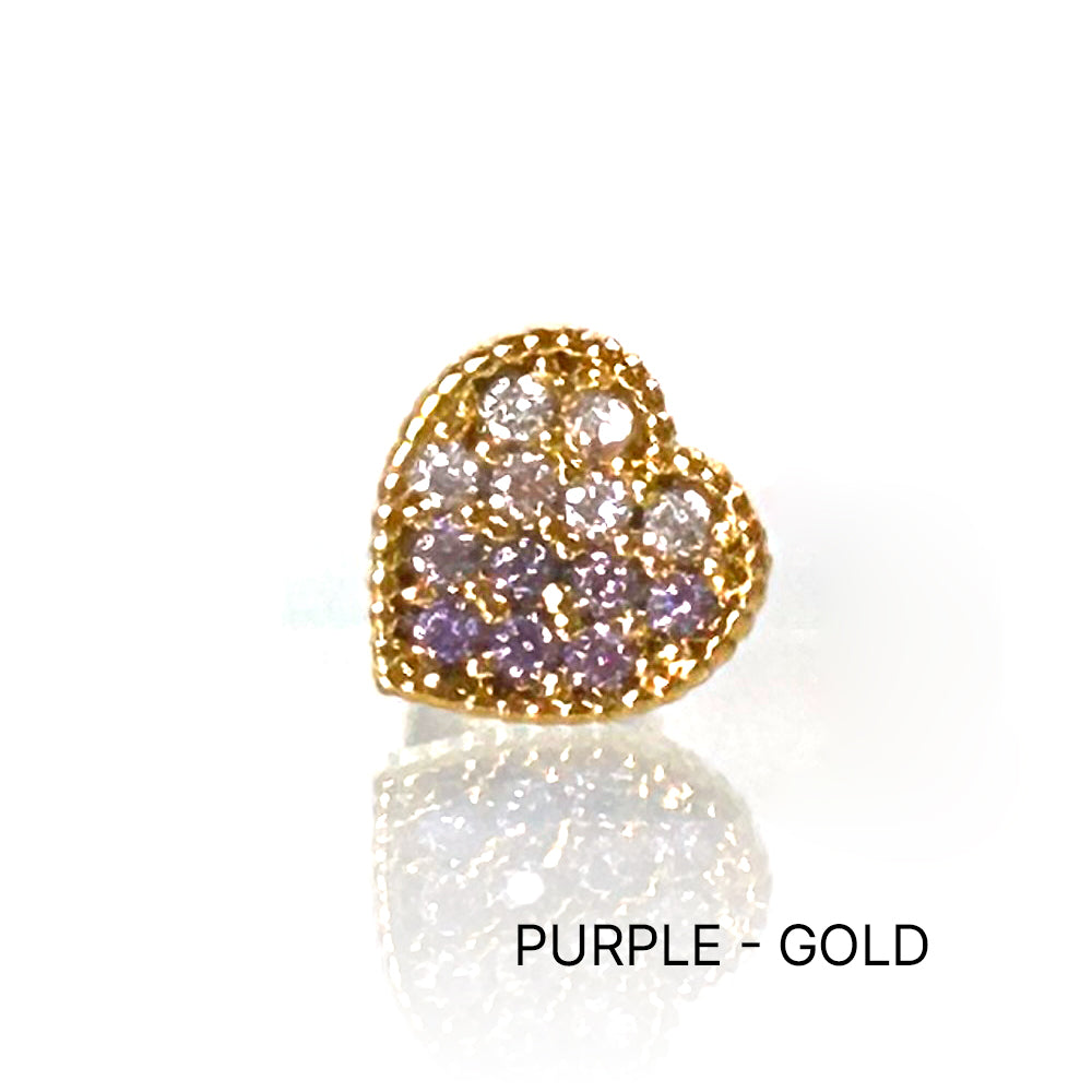 MN 178 ［サージカルステンレス］ストーンハートピアス