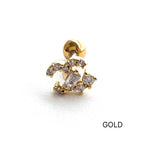 MN166 ［サージカルステンレス］ストーンピアス