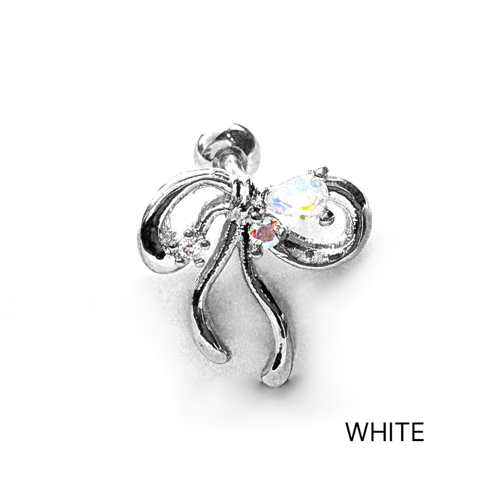 A5 243 ［サージカルステンレス］リボンピアス