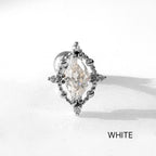 A5 067 ［サージカルステンレス］楕円形ストーンピアス