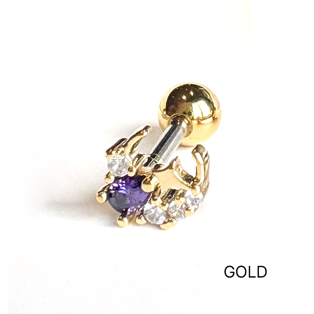 MP 159 ［サージカルステンレス］キュービックピアス