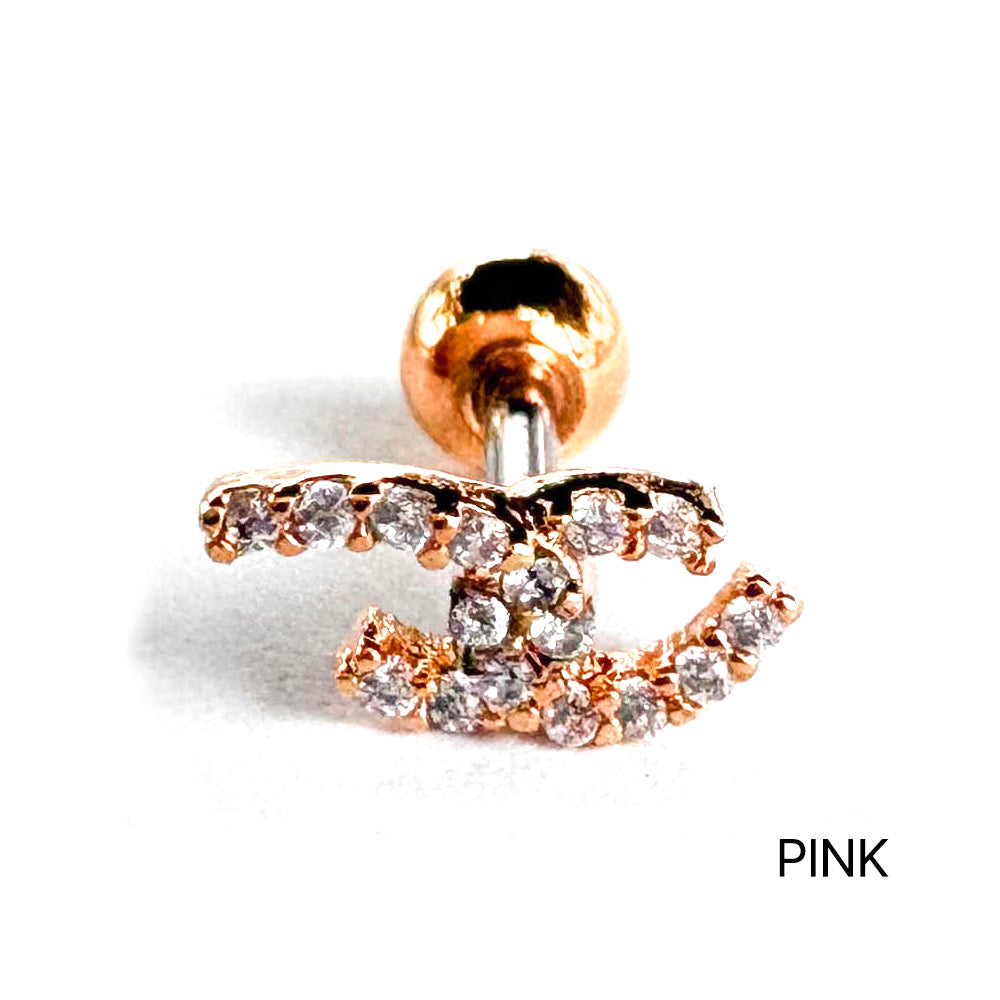 MN 193 ［サージカルステンレス］キュービックピアス